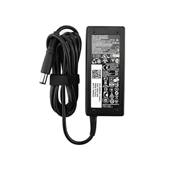 Dell Power Cable & Laptop Adapter Charger for 65W 19.5V 3.34A Inspiron 15 3452, 3520, 3521, 3540, 3541, 3543 - Black