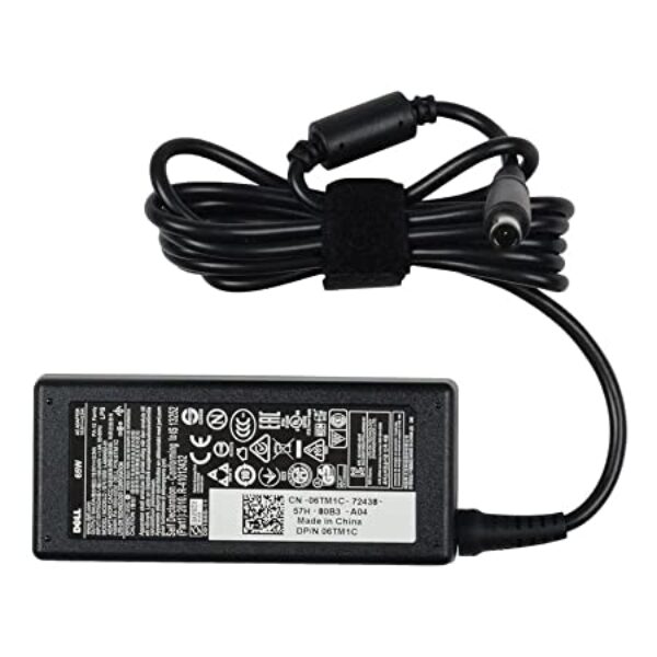 Dell Power Cable & Laptop Adapter Charger for 65W 19.5V 3.34A Inspiron 15 3452, 3520, 3521, 3540, 3541, 3543 - Black - Image 7